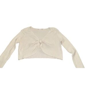 Sculpted Elegance: Long Sleeve Bra Scrunch Crop Top with Bow Detail